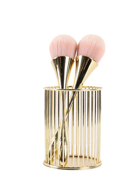 样板房衣帽间化妆品梳妆台组合摆件 大理石化妆镜托盘晚宴包道具