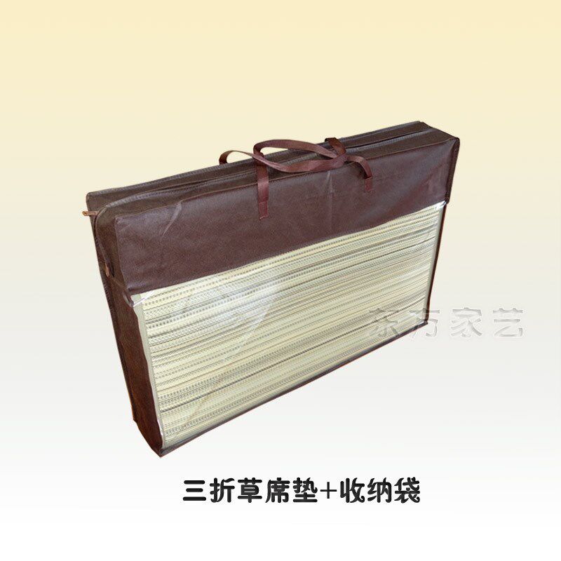 榻榻米垫蔺草席床垫 可折叠收纳手拎式午睡地垫 日式加厚地铺睡垫