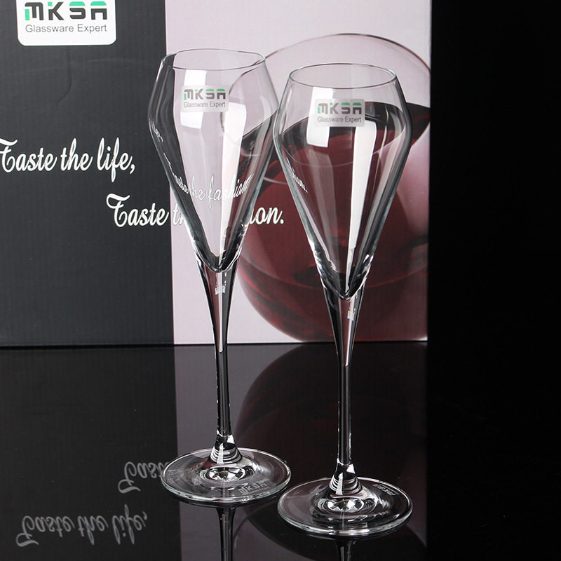 意大利原装进口香槟杯水晶玻璃红酒杯高脚香槟杯气泡酒杯
