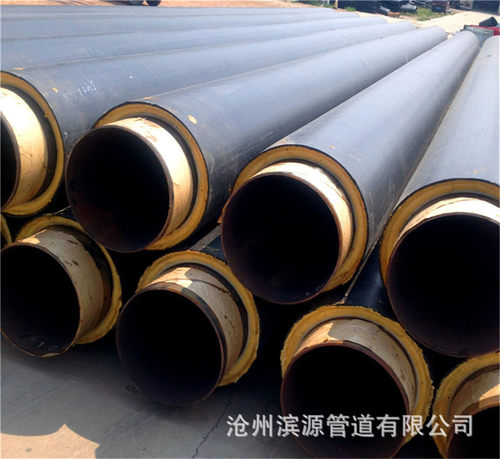 厂家供应保温钢管、新城热网供暖用DN700聚氨酯泡沫保温螺旋钢管
