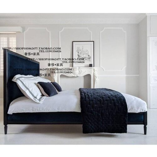 古董家具美式法式实木婚床复古欧式新古典实木1.5 1.8米双人床