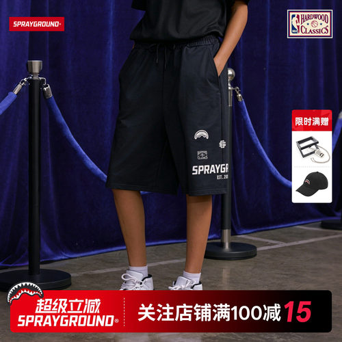 NBA联名美式街头五分裤