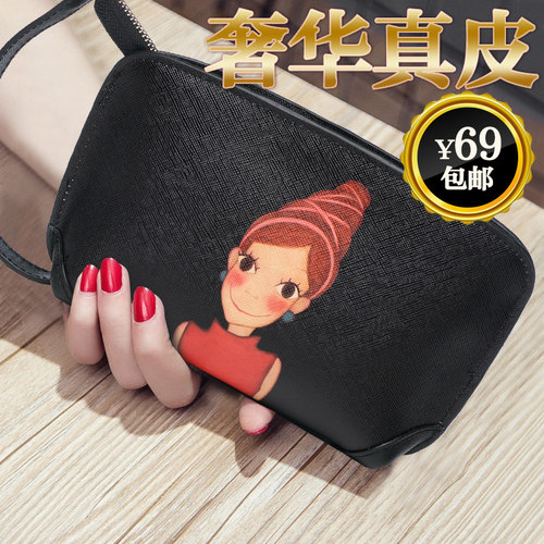 手机包女2021新款时尚休闲手拿包卡通休闲手拎包百搭小手包零钱包