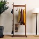 Fengze简约现代实木衣帽架落地衣架卧室创意室内玄关挂衣架FZ 916