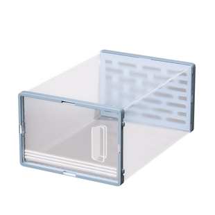 宿舍省空间鞋 透明加厚鞋 架抽屉式 柜塑料鞋 子收纳神器 盒家用折叠鞋