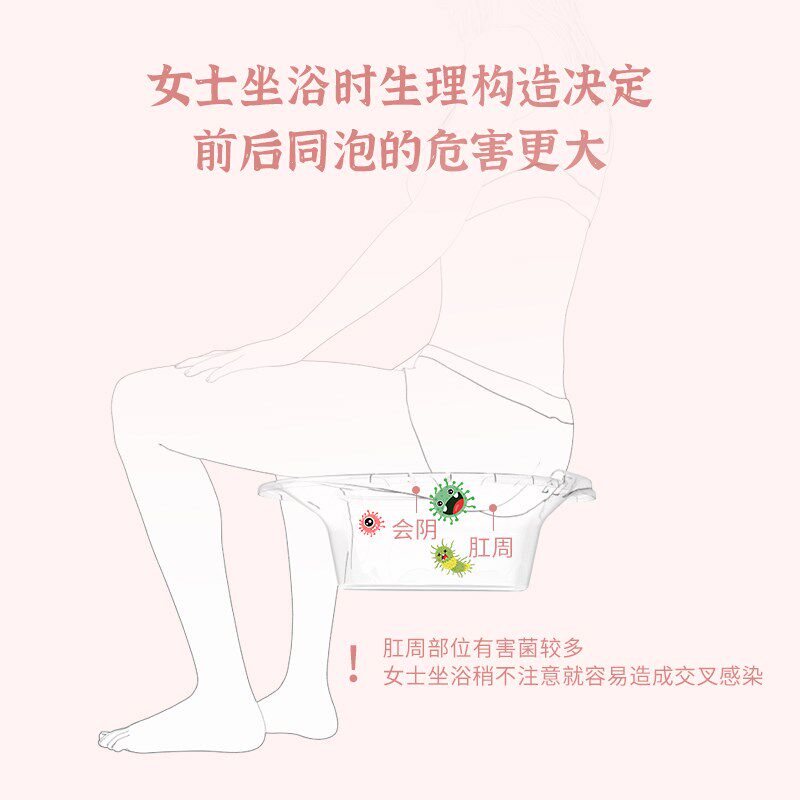 坐浴盆女士专用妇科私处臭氧清洁肛周痔疮泡药熏蒸老人孕产妇月子