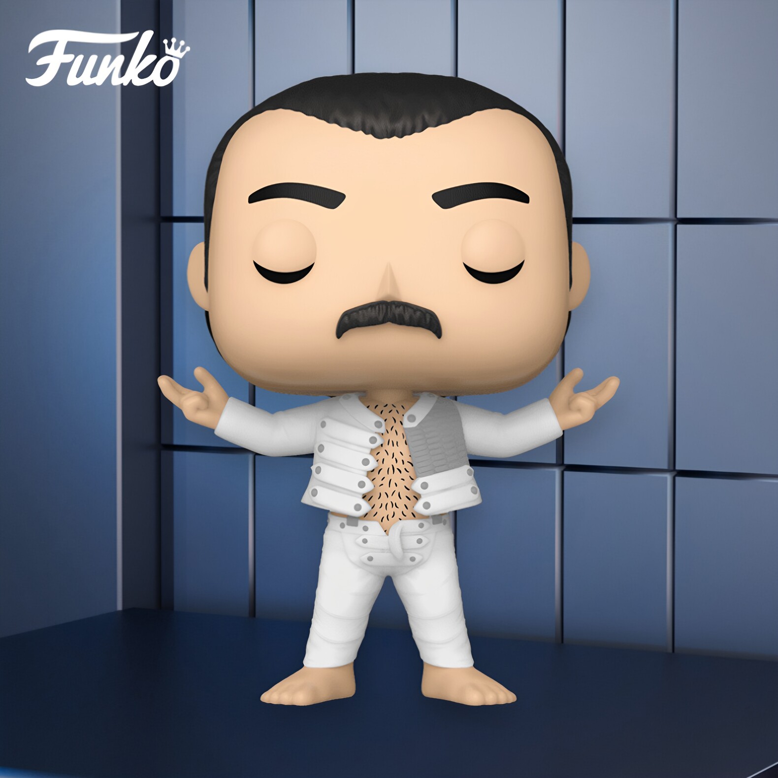Funko丰高pop摇滚乐队皇后乐队弗雷迪 铁娘子乐队木乃伊埃迪手办