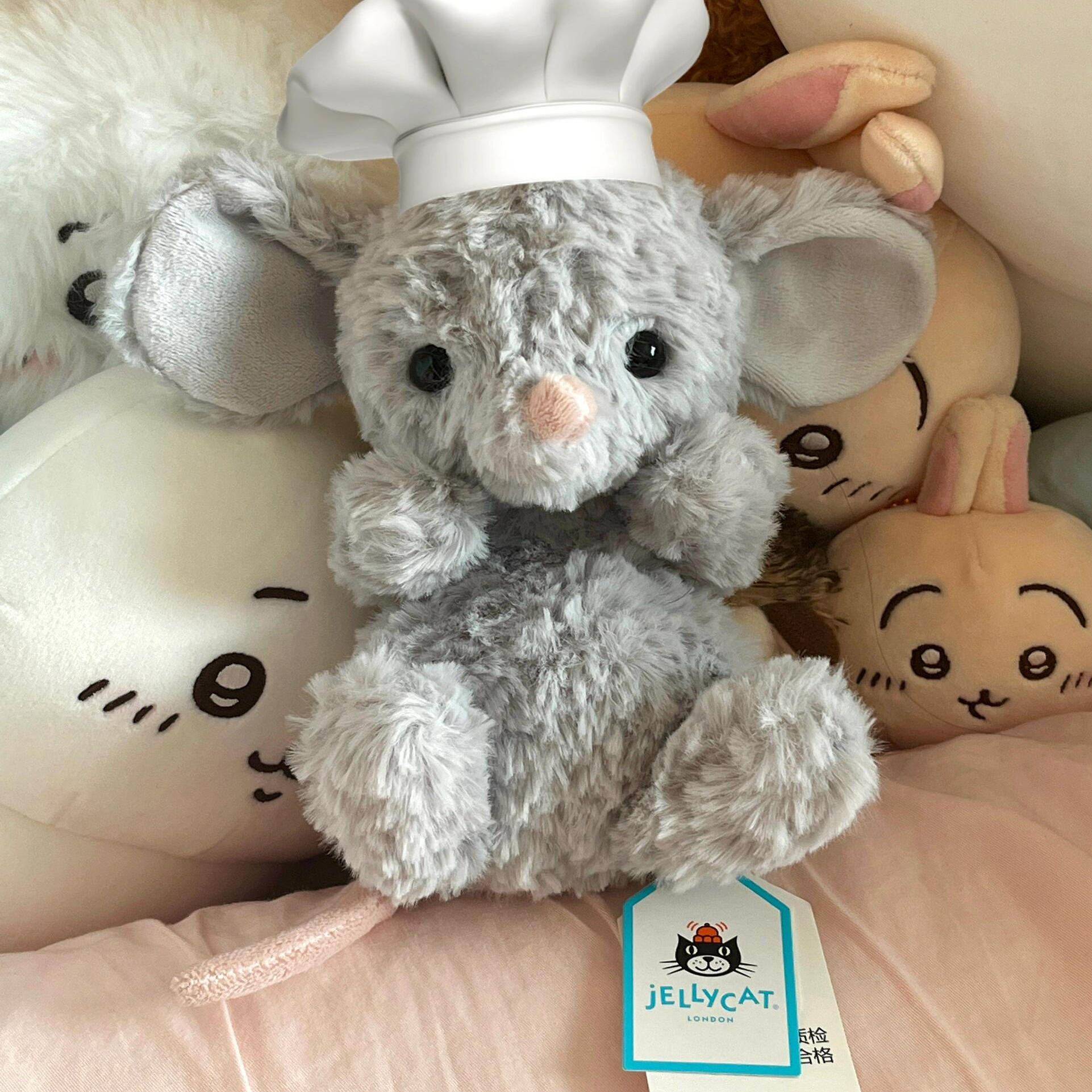 英国Jellycat新款yummy美味小鼠甜美小狗小兔鸭子小熊 猪毛绒玩具图片