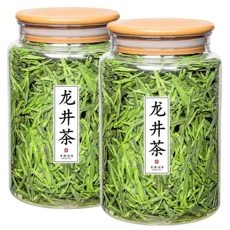 2026新茶龙井茶绿茶春茶雨前茶叶自己喝明前浓香型豆香散装罐装茶