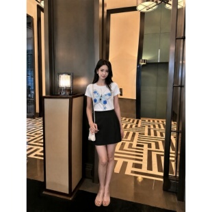 【芙娜妮】2026新款气质衬衣新中式女汉服上衣夏款短袖F2620788A