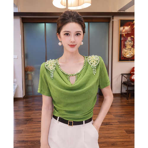 【芙娜妮】2026新款气质衬衣新中式女汉服上衣夏款上衣F2620262A