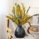 金球合欢干花花束植物干支花艺插花家居酒店民宿软装 饰 搭配橱窗装
