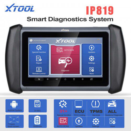XTOOLIP819OBD2诊断扫描仪