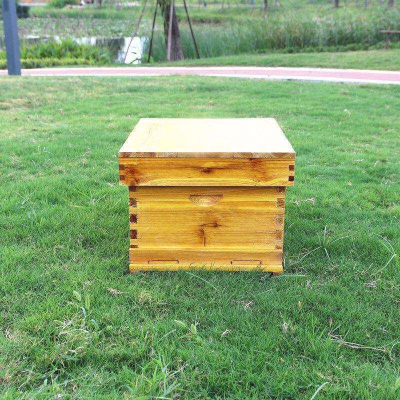 厂家直供中蜂意蜂层原木蜂箱蜜蜂养殖层煮蜡蜂箱养蜂工具