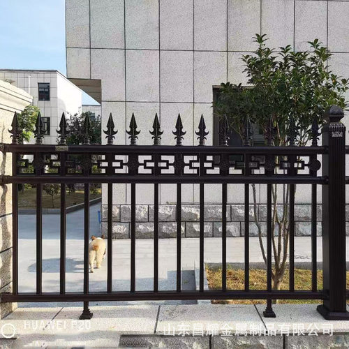 别墅庭院铝艺护栏小区工厂围墙栅栏楼盘配套铝合金护栏阳台防护栏