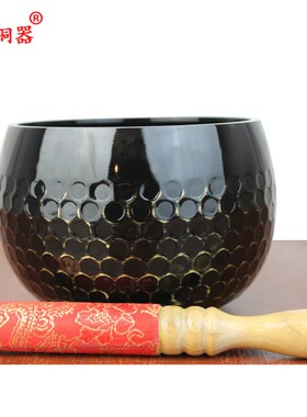 宇卓铜器 纯铜磬黄铜磬铜钵用品铜罄铜庆佛音碗工艺品