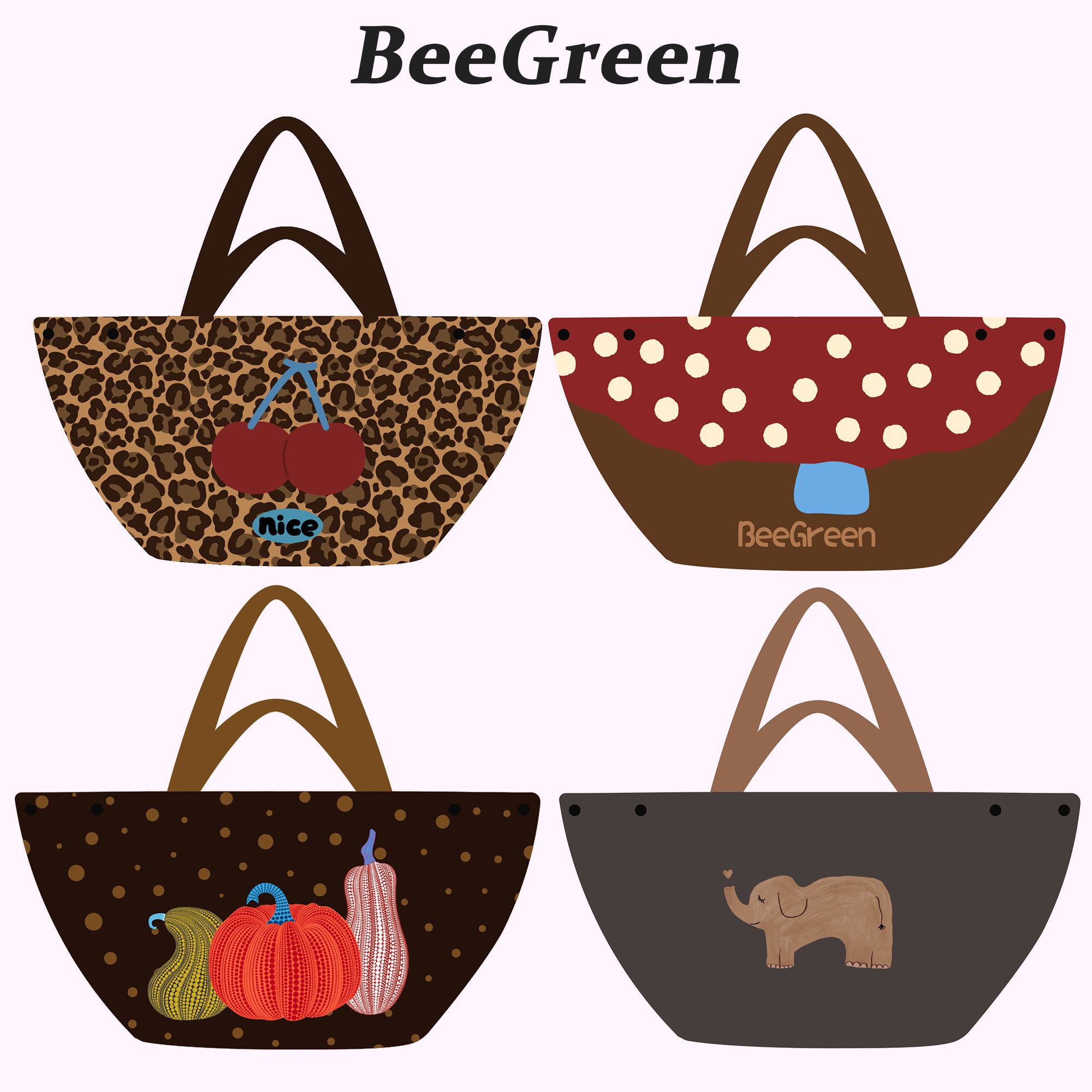 BeeGreen双手提折叠大容量魔法包防泼水旅行收纳袋(赠化妆包)