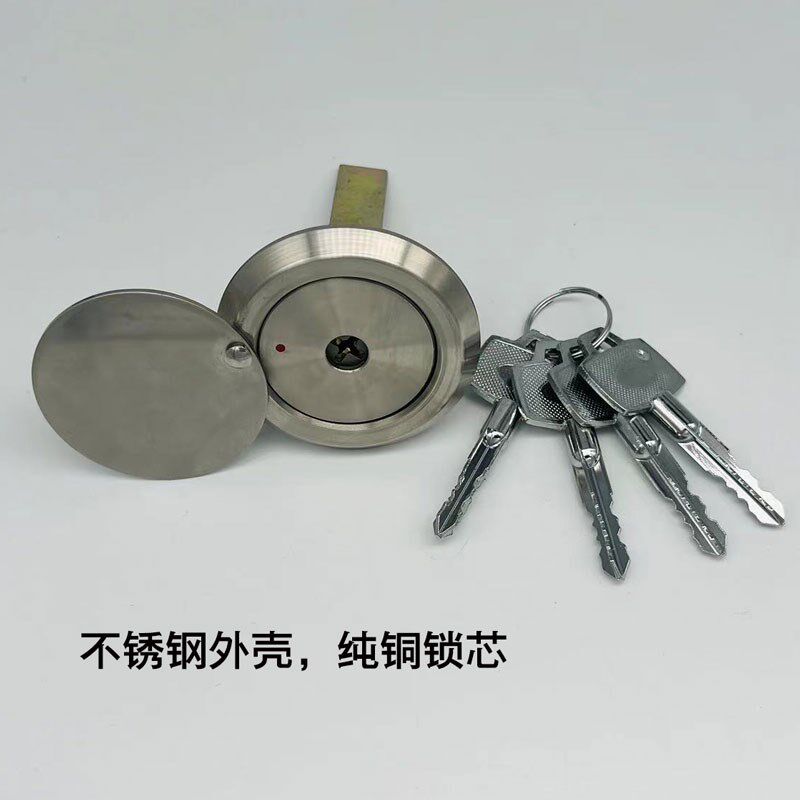 运钞车尾门锁芯江铃全顺迪马押运车十字钥匙锁加粗机械锁头锁体通