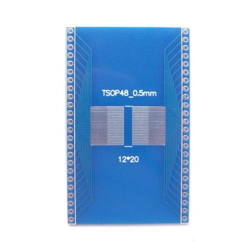 TSOP48转DIP48 0.5mm间距 转接板 SOP48 PCB空板