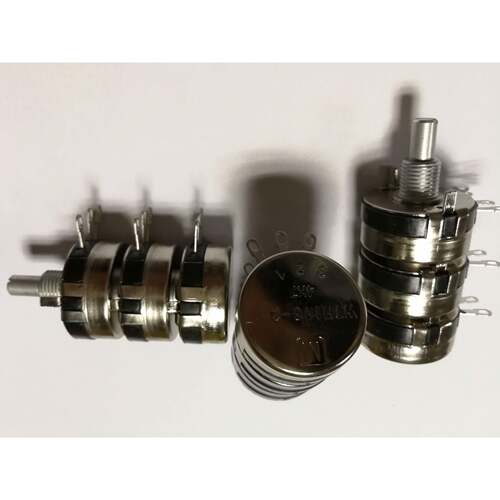 正品M牌WTH118 2W 470K 三联电位器单圈碳膜电位器 功放电位器