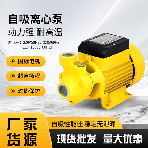 QB60跨境外贸直流自吸泵KPM系列厂家现货110v130v127v220v旋涡泵
