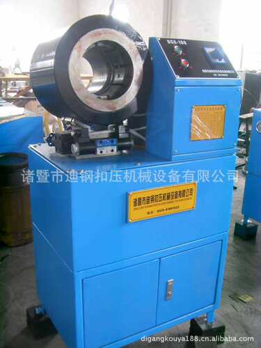 DGX-120型全自动高压扣管机 液压大棚管压管机 水暖管锁管机