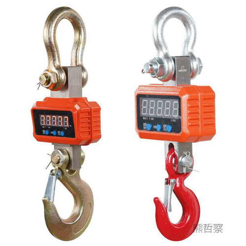 电子吊秤吊钩秤3吨5吨10T行车吊秤1吨挂钩秤2吨吊车秤吊磅OCS吊称