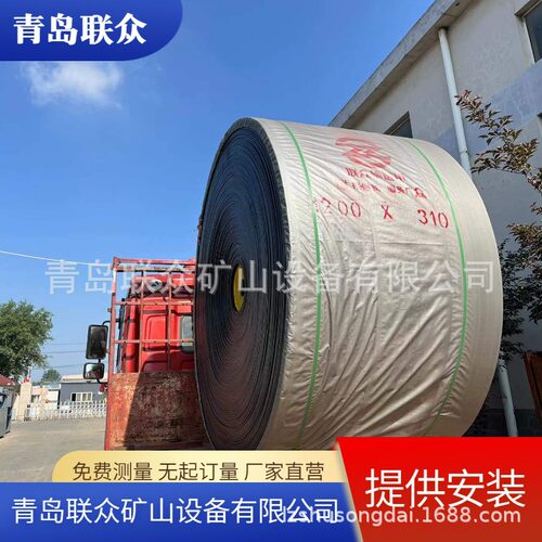 电厂阻燃耐高温耐磨钢丝绳输送带