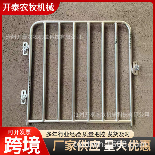 砖砌猪栏门猪圈门栓热镀锌钢管限位栏母猪产床保育栏门猪舍门