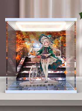 适用Hobby sakura街道魔女莉莉DSmile原画手办防尘罩回型灯展示盒