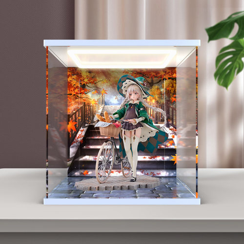 适用Hobby sakura街道魔女莉莉DSmile原画手办防尘罩回型灯展示盒
