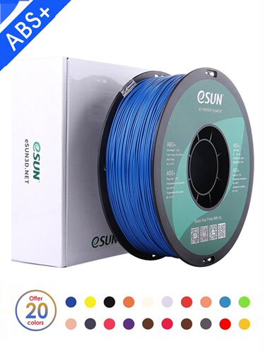 易生eSUN ABS+3D打印机耗材FDM材料厂家出口包装1KG 1.75mm