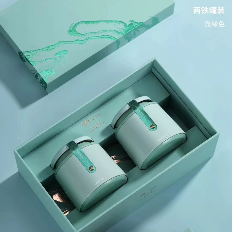 高档茶叶包装盒空礼盒绿茶红茶茶叶罐龙井茶盒吉时沐淳礼盒装空盒