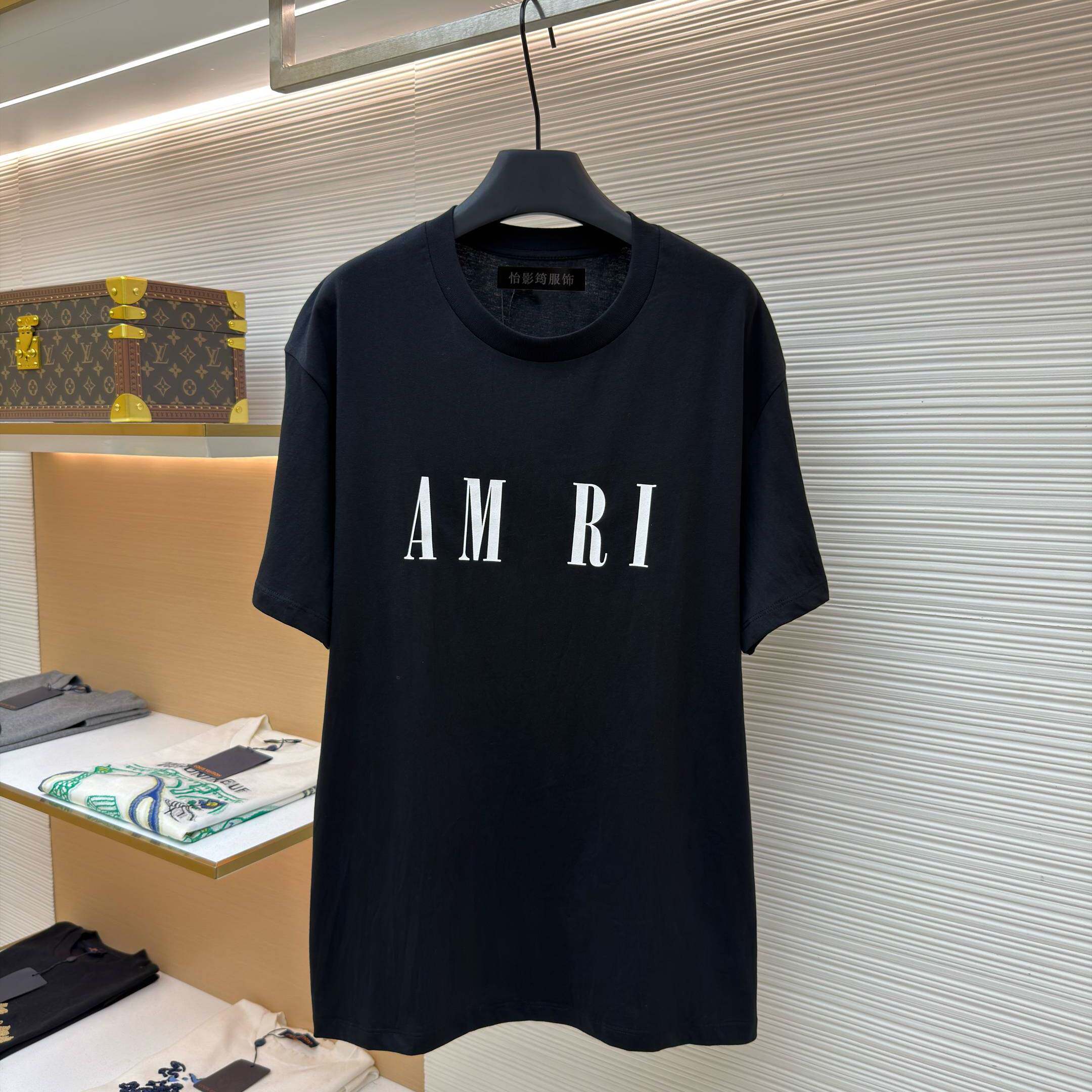 AM正确版印花短袖T恤男女同款