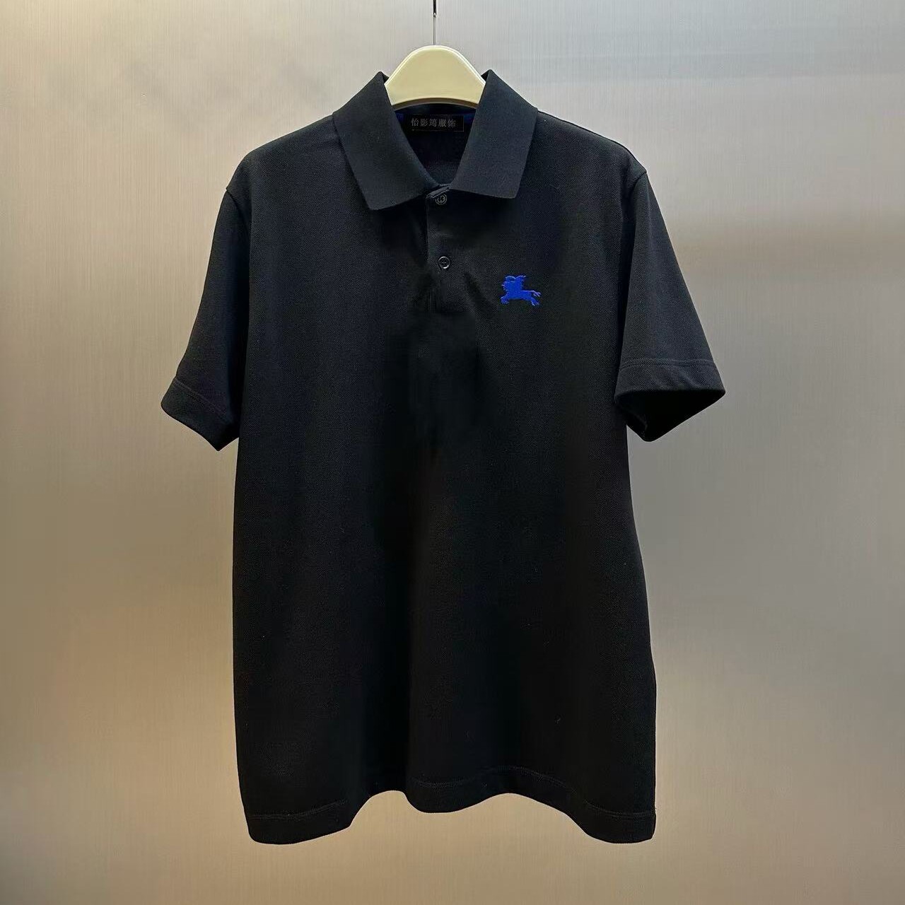BR正确版战马刺绣翻领短袖POLO衫