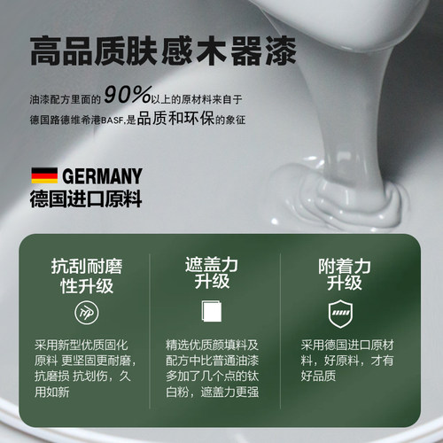 柜子换色漆电视柜餐桌面家具翻新油漆衣柜刷实木门改白色木漆喷