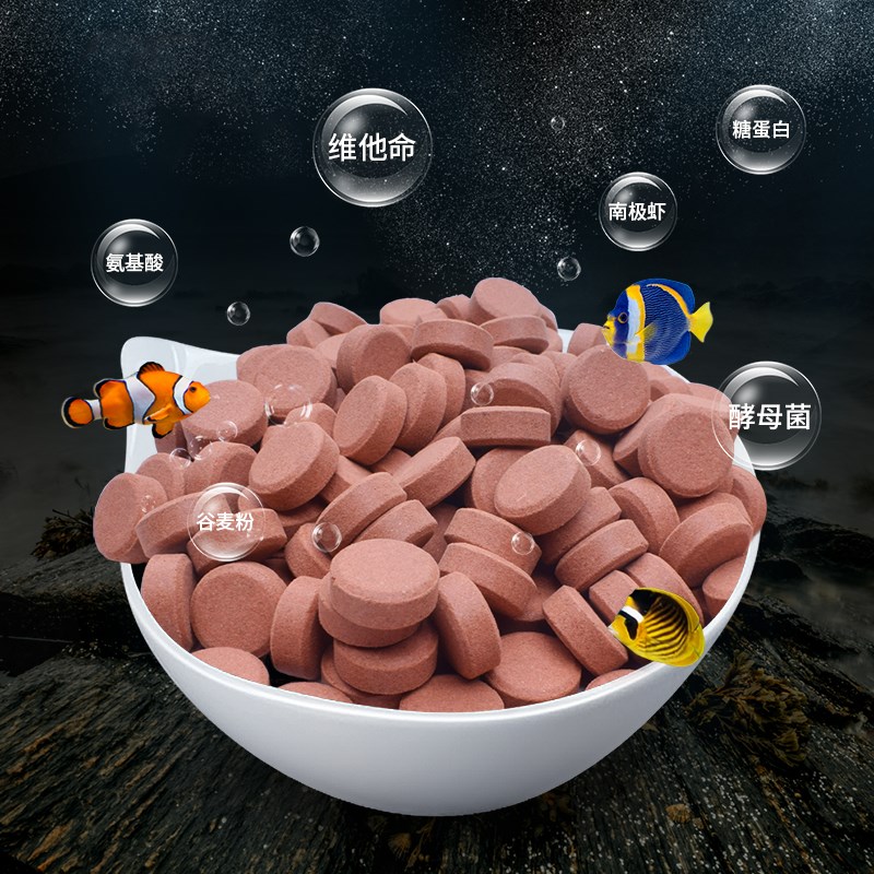 海水鱼粮鱼食 贴片饲料 多种海鱼
