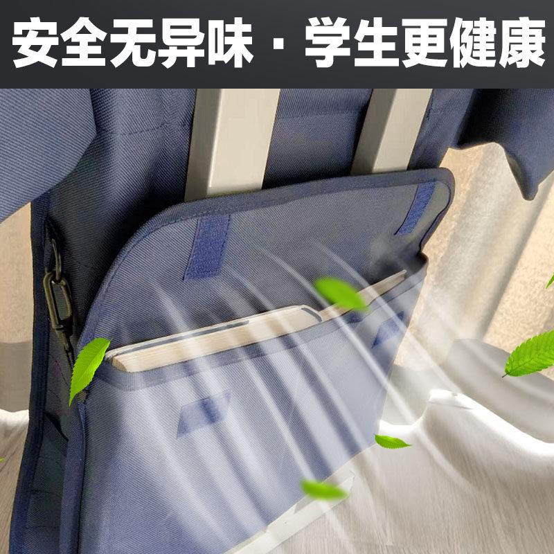 特厚挂书袋课桌收纳学生初中生大容量加厚课桌收纳袋挂袋书带桌边