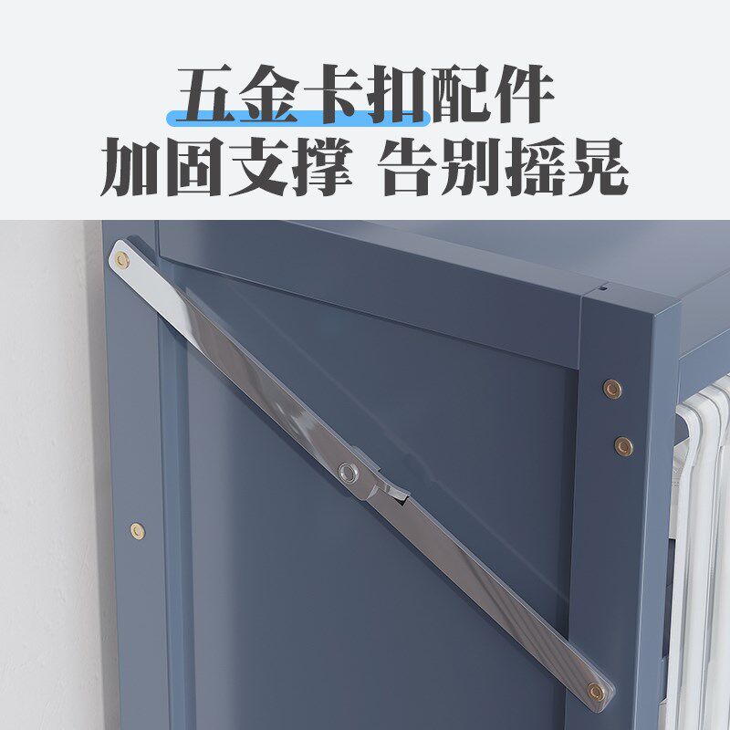 免安装防尘布帘鞋架可折叠门口多层鞋柜家用收纳神器省空间置物架