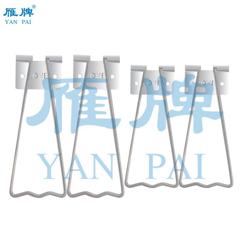 雁牌影楼后期相框背板不锈钢铁艺支架托架照片水晶摆台撑脚相架支