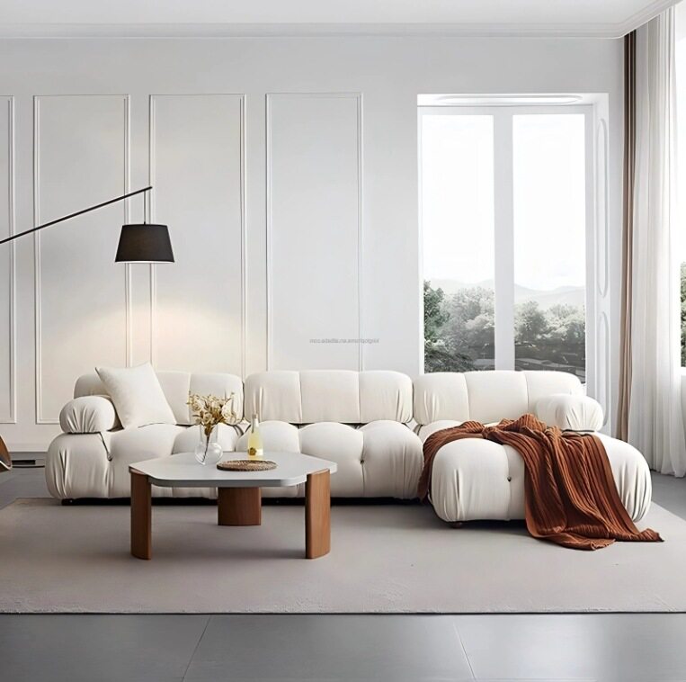 Compression Sofa and Bed Set Living Room Sofa Extendable  Be图片
