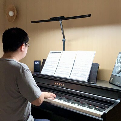 高端电钢琴灯光学升级版电三角琴谱台灯练琴专用专业钢琴护眼灯