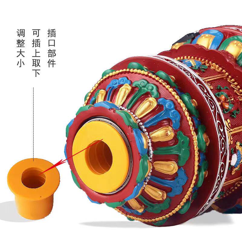 莲花八吉祥电动手摇电钻动底座合金底座西藏式两色多款可选手摇座