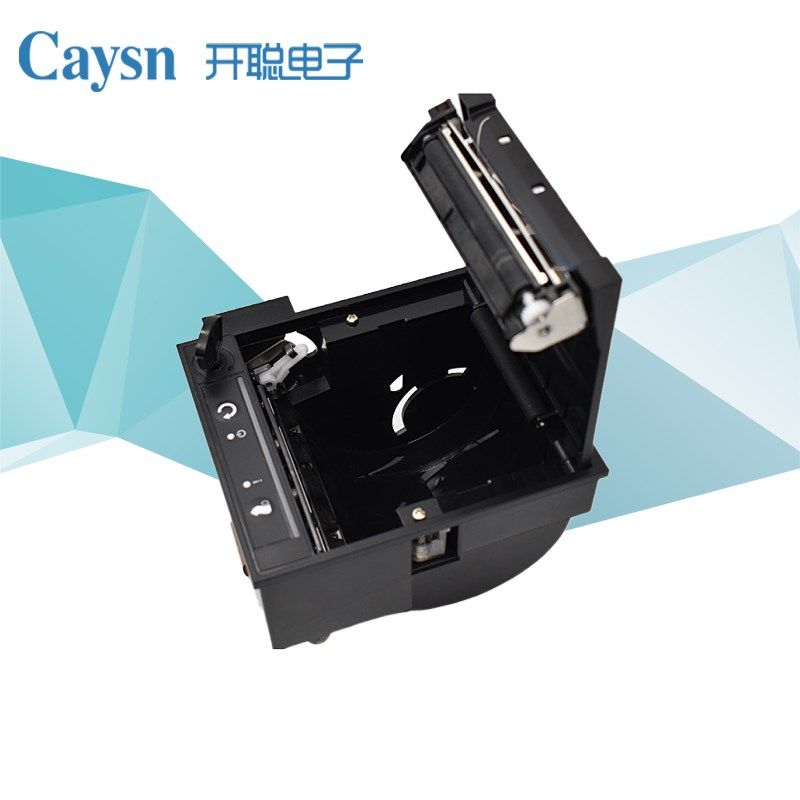 开聪80mm热敏打印单晶片12v/24v串冰口USB票据标签嵌入式印表机模