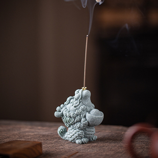 青砂龙系列创意钱龙送宝线香插茶宠摆件室内茶几桌面香薰炉装饰品