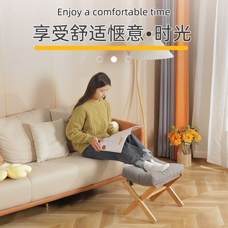 实木脚踏沙发踩脚凳家用脚托脚踏凳子客厅脚踩搁脚神器放腿垫脚凳