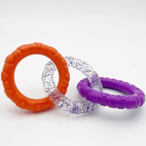 小狗玩具拉力环磨牙耐咬洁齿解闷自嗨金毛边牧小中大型犬狗狗专用