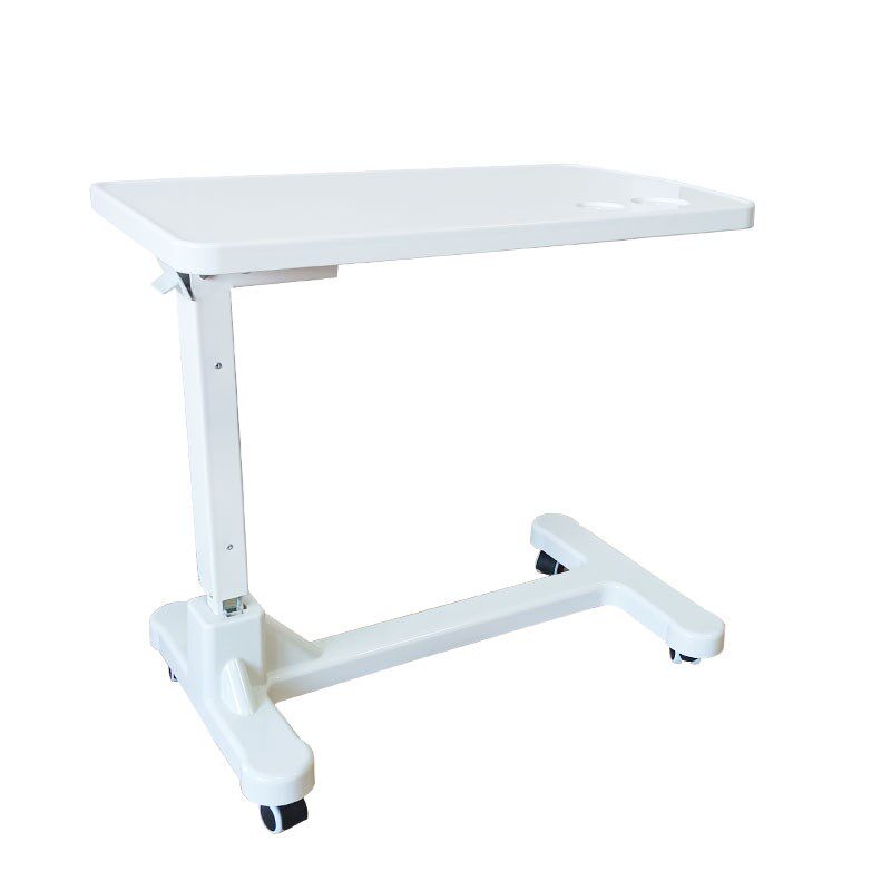 医院病床餐桌老人专用餐桌病人吃饭桌可移动带轮升降床边桌电脑桌