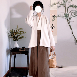 汉服女款成人午后时光宋制汉服飞机袖旋裙日常上班穿汉元素春秋季