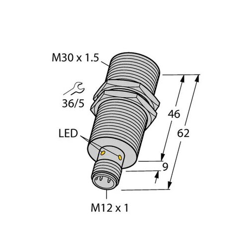 图尔克型电感式传感器BI20U-M30-IOL6X2-H1141接近开关质保1年